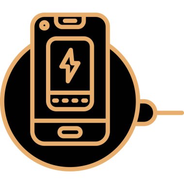 Pil. Web simgesi basit illüstrasyon