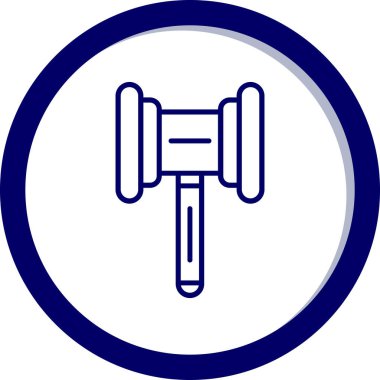 Dambıl. Web simgesi basit illüstrasyon