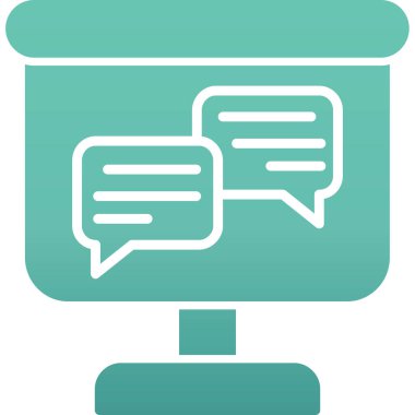 Sohbet simgesi. Web Tasarım