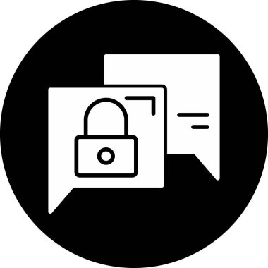 kilit simgesi, vektör illüstrasyonu