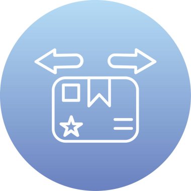 Bir web simgesinin vektör illüstrasyonu