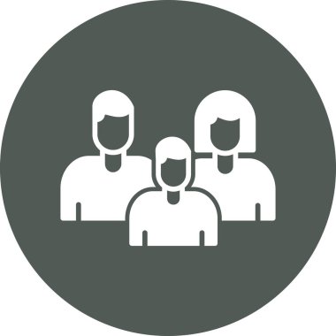 insanlar simge vektör illüstrasyonu