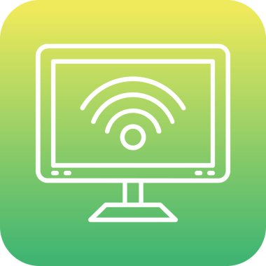 Kişisel ve ticari kullanım için wifi simgesi simgesi simgesi çizimi..