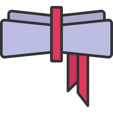 Kurdele. Web simgesi basit illüstrasyon