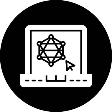 seo modern simgesinin vektör illüstrasyonu