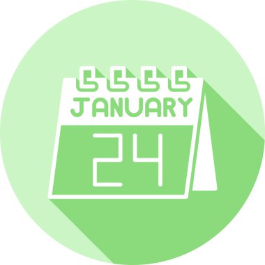 Takvim simgesi tasarımı, vektör illüstrasyonu