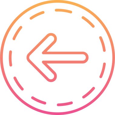 vektör yönü ok simgesi