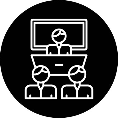 Seo simgesinin vektör illüstrasyonu