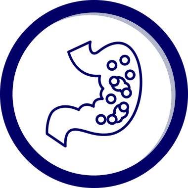 İnsan iskelet simgesi vektör çizimi