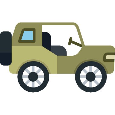 araba simgesi, vektör illüstrasyon tasarımı