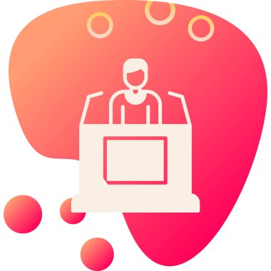 Moda tarzında izole edilmiş iş simgesi