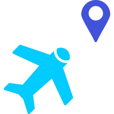 Uçak rotası simgesi