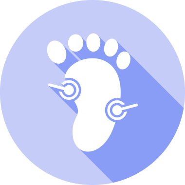 Ayak izleri. Basit tasarım