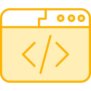 Web tasarım simgesi, vektör illüstrasyonu