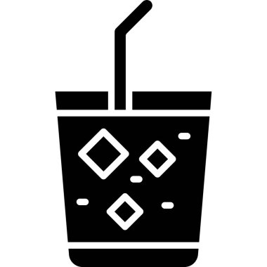 içeçek vektör düz simgesi