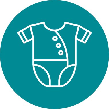 bebek kıyafetleri düz simgesi