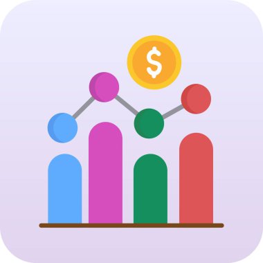 İş yassı vektör simgesi. düz tasarım biçimi