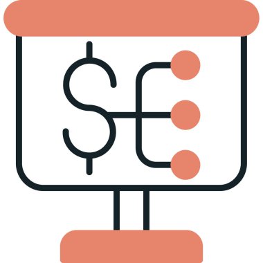 seo modern simgesinin vektör illüstrasyonu