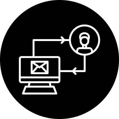 Ağ web simge vektör çizim