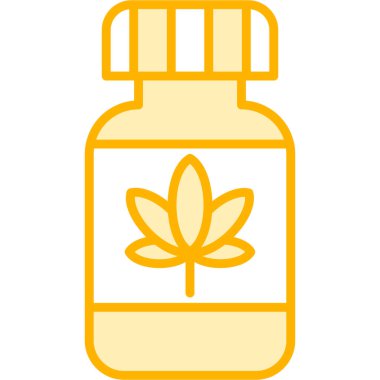 Kenevir yapraklı kenevir şişesi