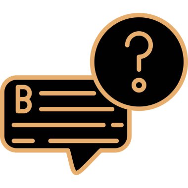 Soru sembollü konuşma baloncukları