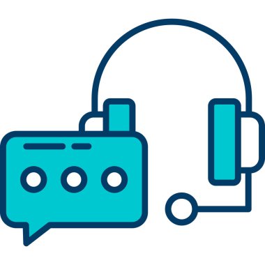 Ses simgesi vektör illüstrasyonu