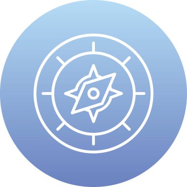 Pusula simgesini vektör