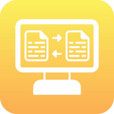 belge dosya simgesi. vektör illüstrasyonu