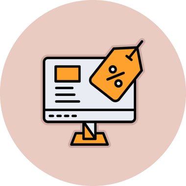 seo modern simgesinin vektör illüstrasyonu