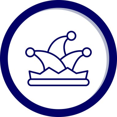 Bir tekne simgesinin vektör illüstrasyonu