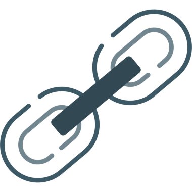 Kelepçelerin vektör rengi simgesi