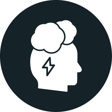 Elektrik simgesinin vektör illüstrasyonu