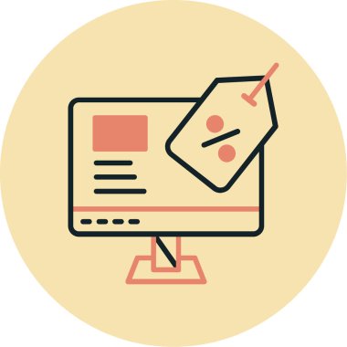 seo modern simgesinin vektör illüstrasyonu