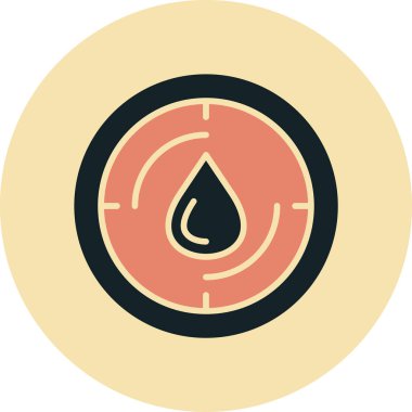 yağ ikonu vektör illüstrasyonu