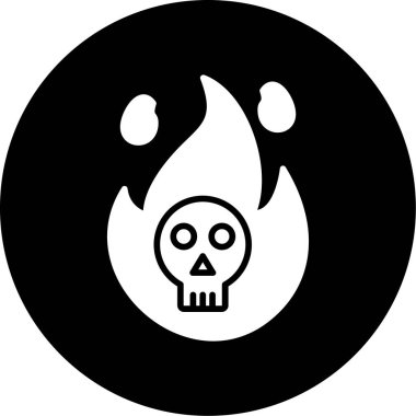 kafatası simgesi modada izole edilmiş arkaplan