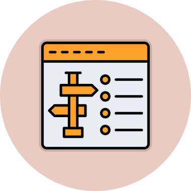 Takvim simgesi, vektör çizimi