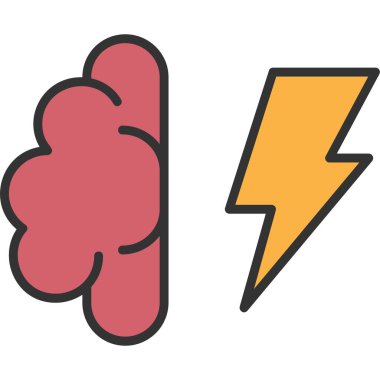 Vektör illüstrasyonu, çizgi film simgesi ögesi arkaplanı