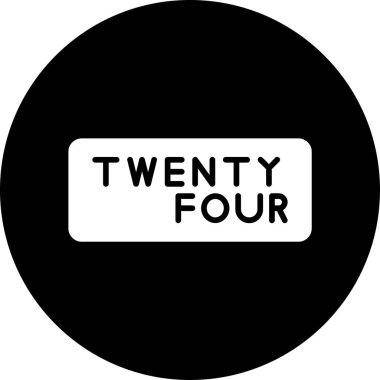 Siyah beyaz yuvarlak bir düğmenin vektör çizimi