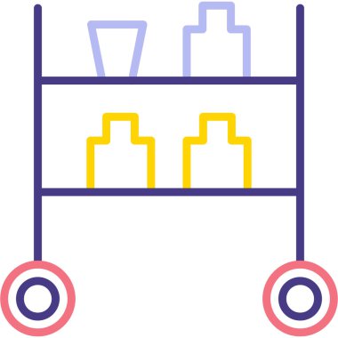 cart web simgesi basit illüstrasyon