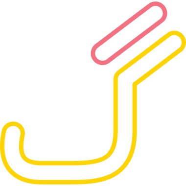 Çizgi film simgesinin vektör çizimi