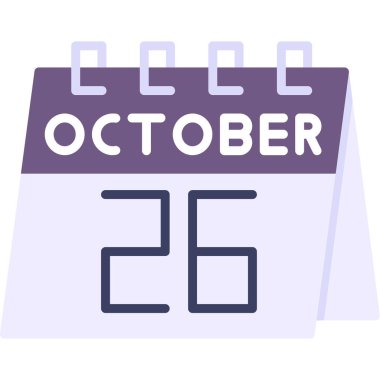 2 0 - 3 0 takviminin düz biçim simgesi