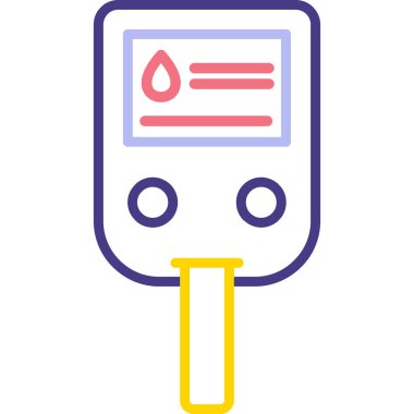 Kan testi. Basit illüstrasyon