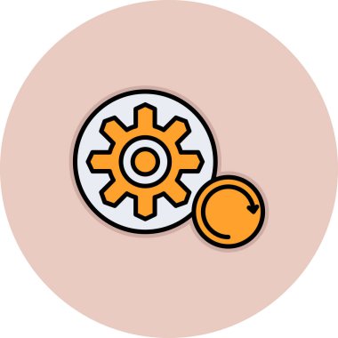 Vektör ayarı Simge illüstrasyonu