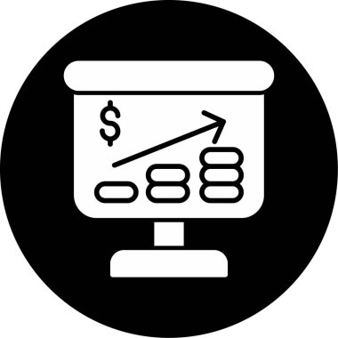 ticari grafik vektör simgesi