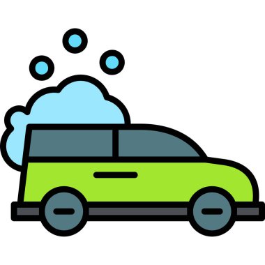 araba paylaşım renk simgesi, vektör biçimi