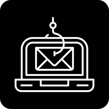 e-posta ileti simgesi ana hat biçiminde