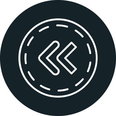 Bozuk para simgesinin vektör illüstrasyonu