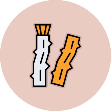 Metin ve renk vektörü renk illüstrasyonunuz için iki renkli pankart