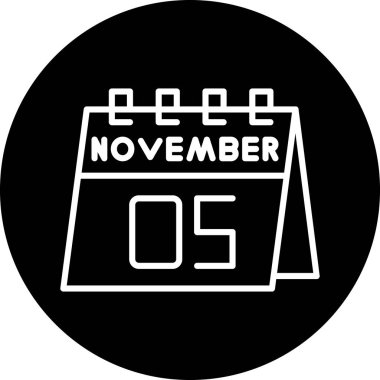 Takvim işareti simgesini, vektör çizim