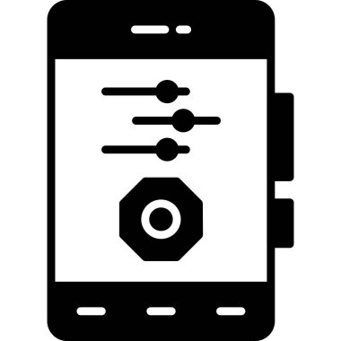 - Telefon. Web simgesi basit illüstrasyon